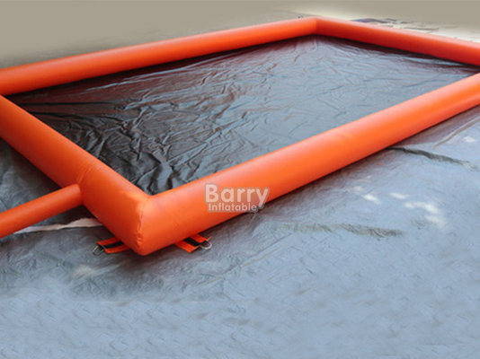 PVC Kaymaz Yüzey Evet Ve Sıcak Hava Kaynaklı Turuncu Su Sığdırıcı Şişirme Araç Yıkama Fırçası